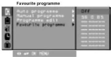 LG RE-44NB10RB - Favourite programme - 1