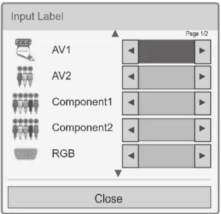 LG 47LW650G - Adding an Input label - 1