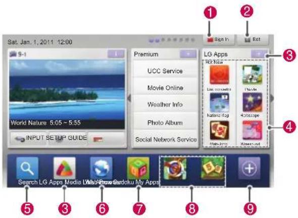 LG 47LW650G - LG Apps Function - 1