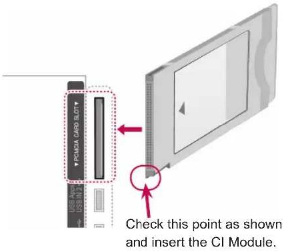 LG 47LW650G - Connecting to a CI Module - 1