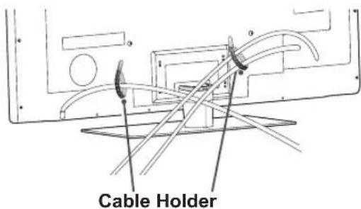 LG 47LW650G - Tidying cables - 2