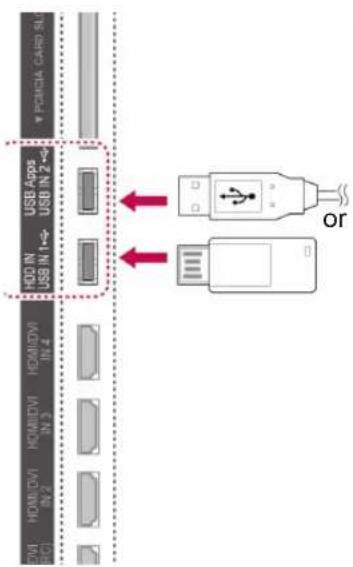 LG 47LW650G - Connecting to a USB - 1
