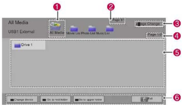 LG 47LW650G - Browsing files - 1