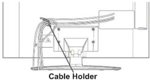 LG 47LW650G - Tidying cables - 1