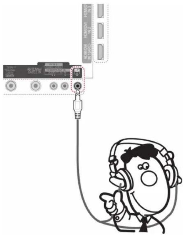 LG 47LW650G - Connecting to Headphone Connection - 1
