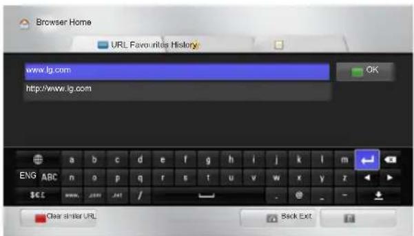 LG 47LW650G - Using Web Browser - 1
