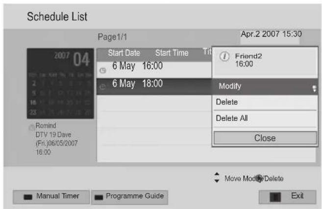 LG 47LW650G - Schedule List - 3