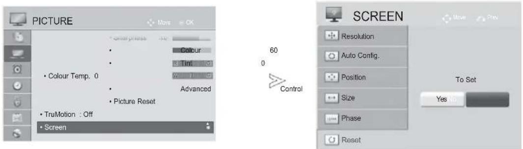 LG 47LE7800 - Screen Reset - 1