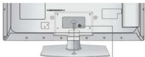 LG 47LE7800 - ATTACHING THE TV TO A DESK - 1