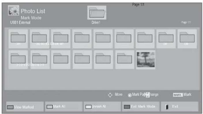 LG 47LE7800 - ■ When selected photo files are displayed - 1