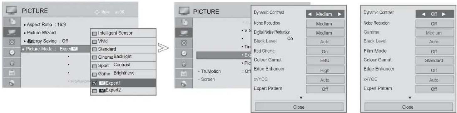 LG 47LE7800 - EXPERT PICTURE CONTROL - 1