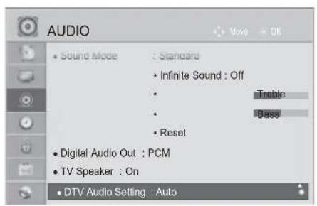 LG 47LE7800 - DTV AUDIO SETTING (IN DIGITAL MODE ONLY) - 1