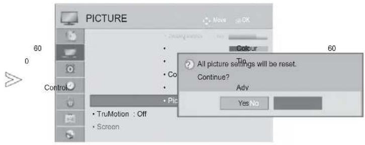 LG 47LE7800 - PICTURE RESET - 2