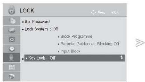 LG 47LE7800 - KEY LOCK - 1