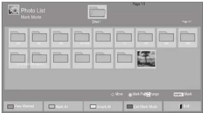 LG 42LE4508 - ■ When selected photo files are displayed - 1