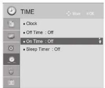 LG 42LE4508 - AUTO ON/OFF TIME SETTING - 1