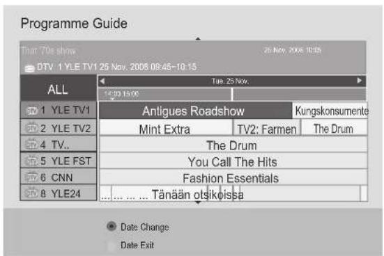 LG 42LE4508 - Button Function in Date Change Mode - 8