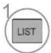 LG 42LE4508 - ■ Displaying programme LIST - 1
