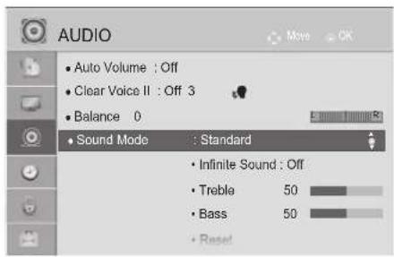 LG 37LE4508 - Adjustment for Clear Voice Level With selecting On - 3