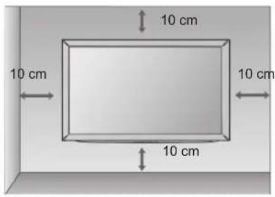 LG 37LE4508 - WALL MOUNT: HORIZONTAL INSTALLATION - 1
