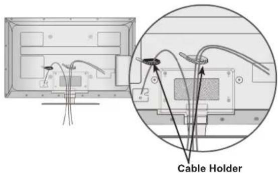 LG 37LE4508 - BACK COVER FOR WIRE ARRANGEMENT - 3