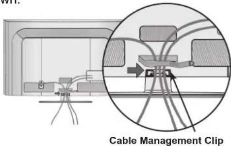 LG 37LE4508 - BACK COVER FOR WIRE ARRANGEMENT - 2