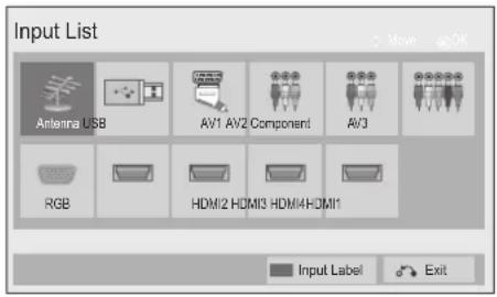 LG 37LE4508 - INPUT LIST - 1