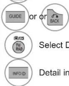 LG 37LE4508 - Button Function in 8 Day Guide Mode - 6