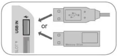LG 37LE4508 - WHEN CONNECTING A USB DEVICE - 1