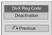 LG 37LE4508 - DIVX REGISTRATION CODE - 3