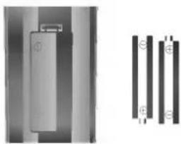 LG RE-44SZ20RD - Установка батареек в ПДУ - 1