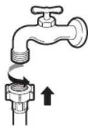 LG F4R5TGG2T - Connecting Hose to Water Tap - 1