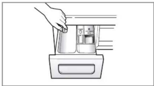 LG F1480TDS5 - ▶ Adding water softener - 1