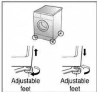 LG F10B9QDT2 - ■ Level adjustment - 2