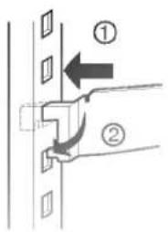 LG GR-L207DUZA - How to install a shelf : - 1