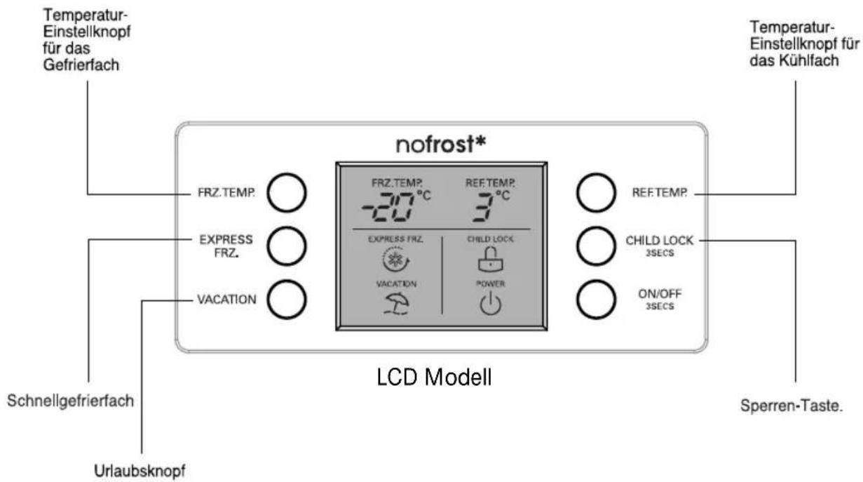 LG GR-D459BNGW - Anzeigetafel für die Temperaturkontrolle - 1