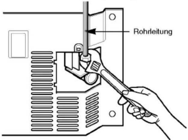 LG GR-B218JUAA - SCHLIEßen SIE DIE ROHRLEITUNG AN DEN KÜHLSCHRANK AN - 4