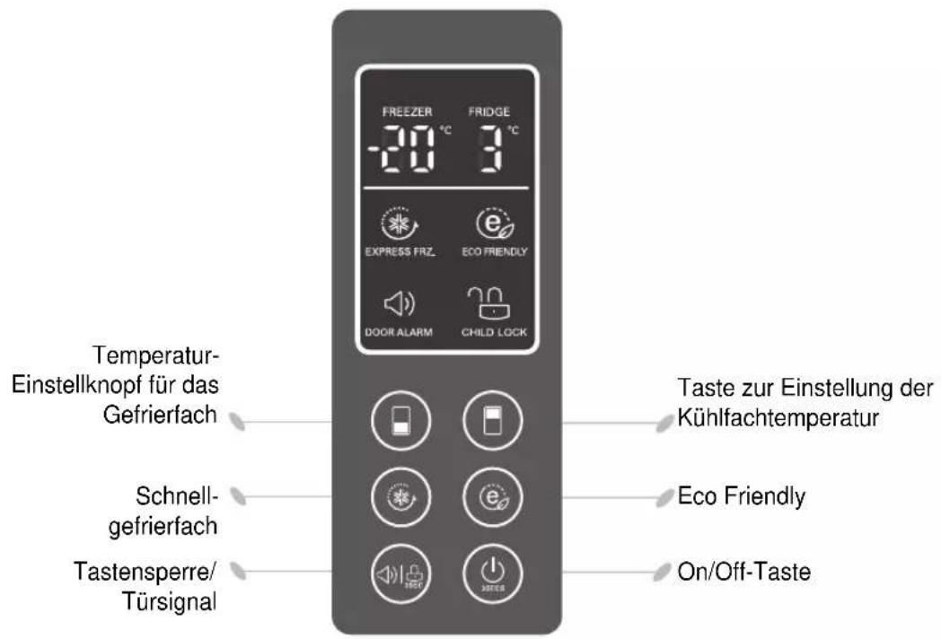 LG GB7143PVRZ - Einstellen der Temperatur und Funktionen - 1