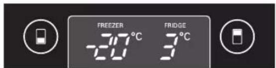 LG GB7143PVRZ - Wie Sie die Temperatur im Kühl- und Gefrierfach einstellen - 2