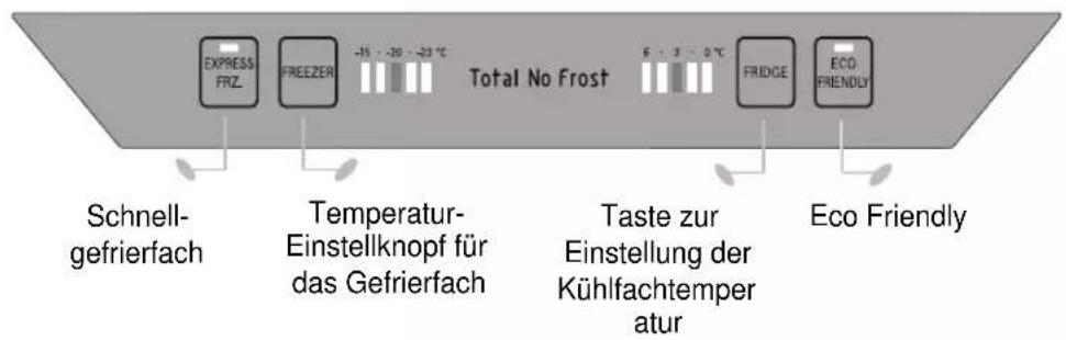 LG GB7143PVRZ - Einstellen der Temperatur und Funktionen - 2