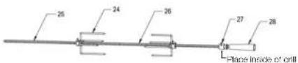 MASPORT Mighty - FOR MODELS WITH ROTISSERIE - ASSEMBLY INSTRUCTIONS - 2