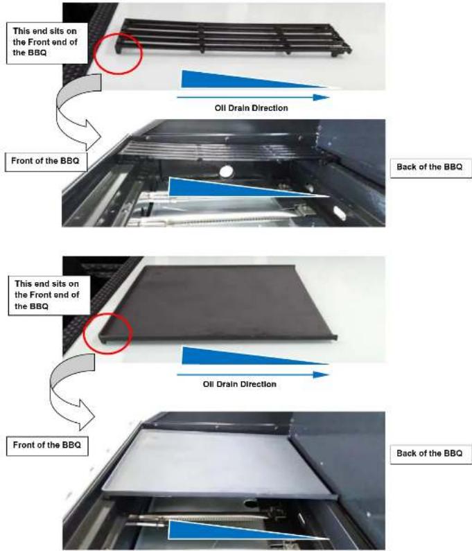 MASPORT Mighty - FAT AWAY DISCHARGE FUNCTION - GRILL AND PLATE ORIENTATION - 1