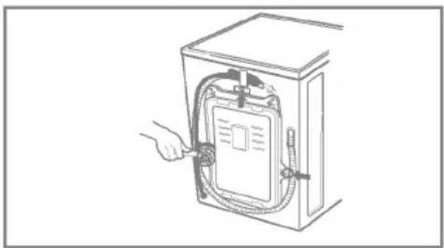 LG WD-12126RD - ■ Abnehmen der Transportsicherungsschrauben - 5