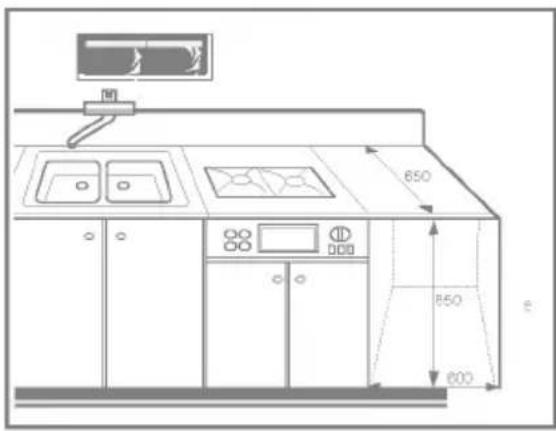 LG WD-12126RD - ■ Platzbedarf für Aufstellung - 2