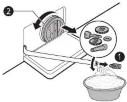 LG FV1450S2K - Cleaning the Drain Pump Filter - 2