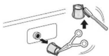 LG FV1450S2K - Cleaning the Water Inlet Filter - 2