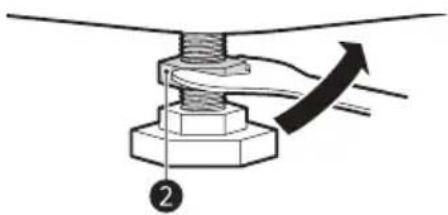 LG FV1450S2K - Adjusting and Leveling the Feet - 4