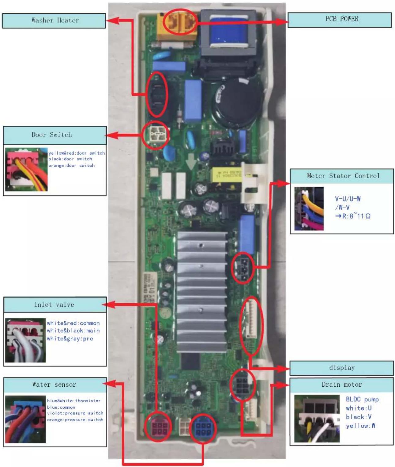 LG FV1408S4V - WIRING DIAGRAM / PCB LAYOUT - 2