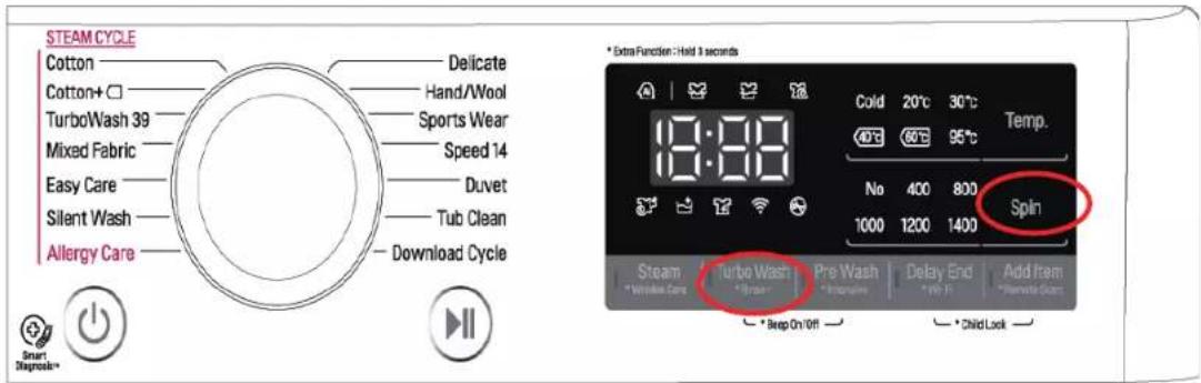 LG FV1408S4V - 7-3. HOW TO CHECK THE WATER LEVEL FREQUENCY - 1