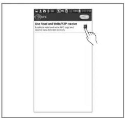 LG F1409DPRW - ■ Turning on the NFC function of the smart phone - 3